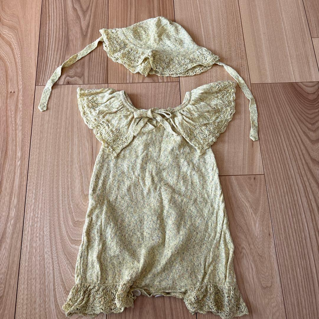 MABLI ニットロンパース　12m