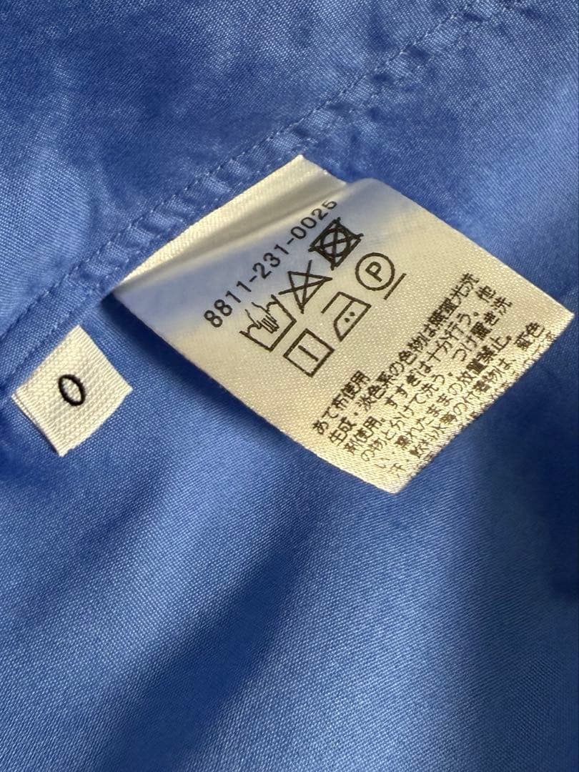 LOEFF（ロエフ）コットン ブロード バンドカラーシャツ