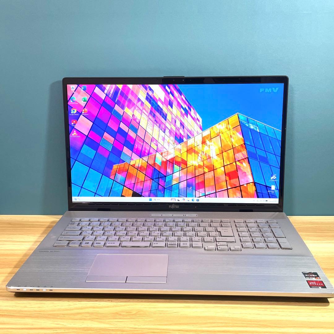 富士通 LIFEBOOK NH/Ryzen7/16GB/NVMeSSD512GB