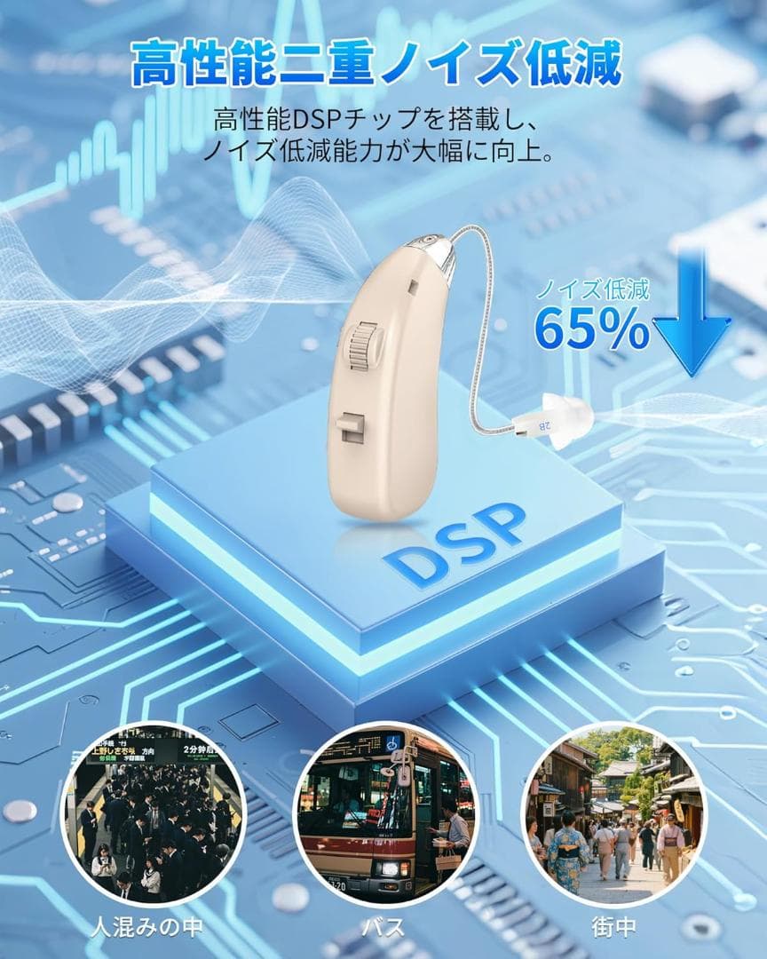 集音器 高齢者 しゅうおんき【2026進化版！革命的なデジタルチップ】