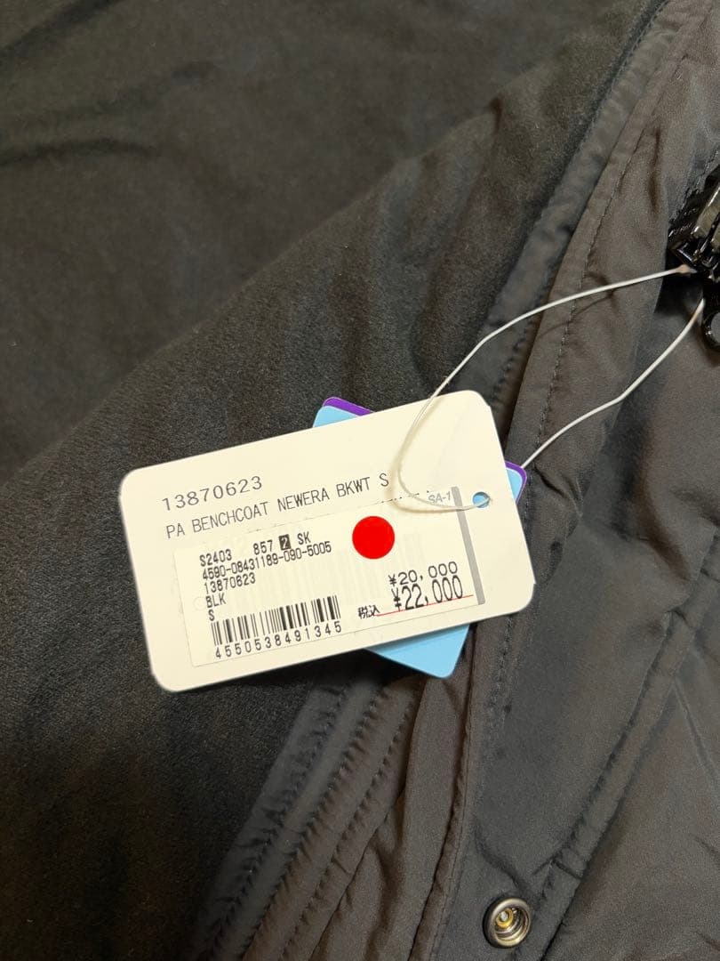 未使用⭐︎NEW ERA フード付きロングベンチコート