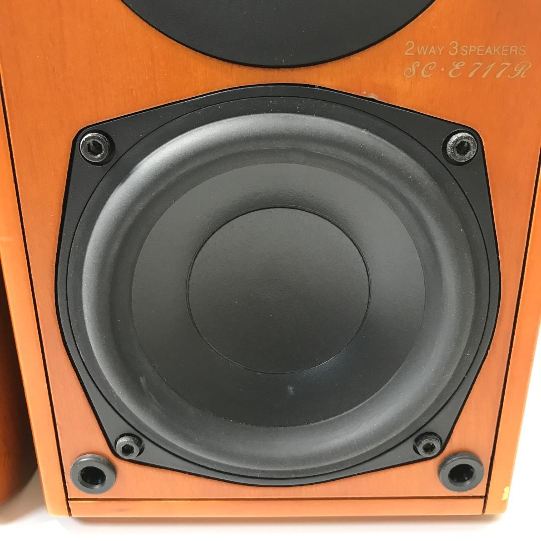 【希少】DENON スピーカー 同番 バイワイヤリング SC-E717R 日本製