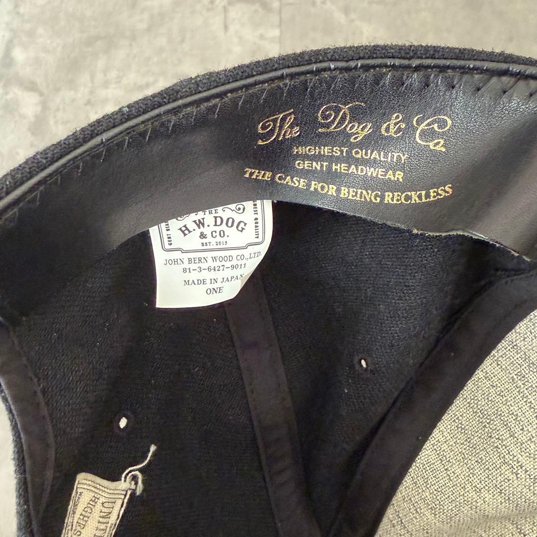 THE H.W.DOG&Co. キャップ　ウール　BLK