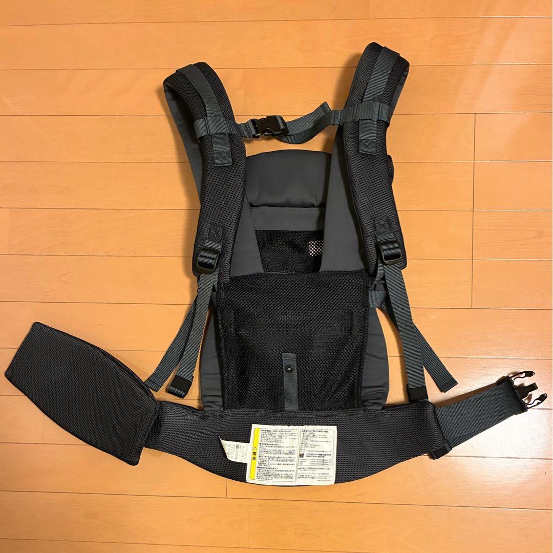【美品】Aprica アップリカ ラクリス ダークグレー 完品 抱っこ紐