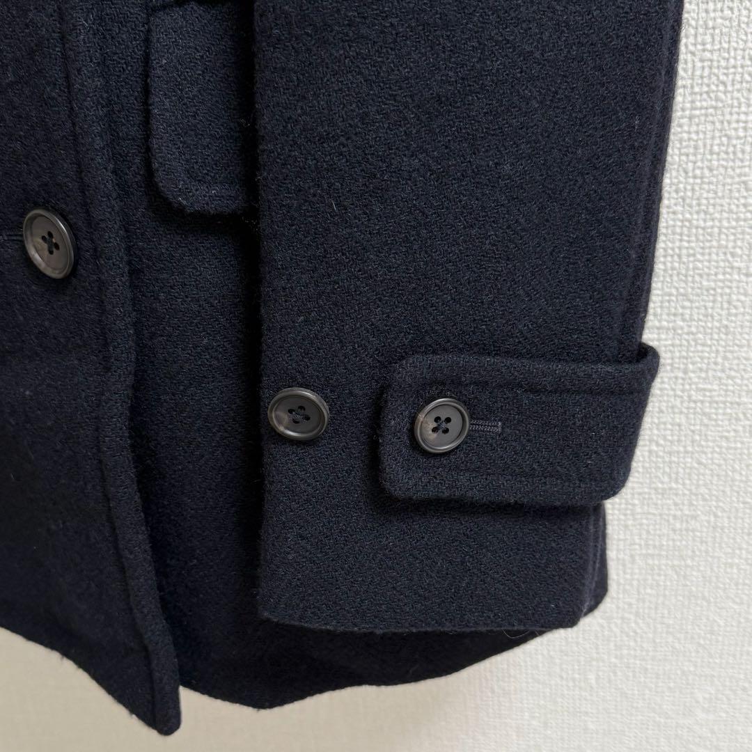 マーガレットハウエル Pコート ネイビー ウール ユニセックス