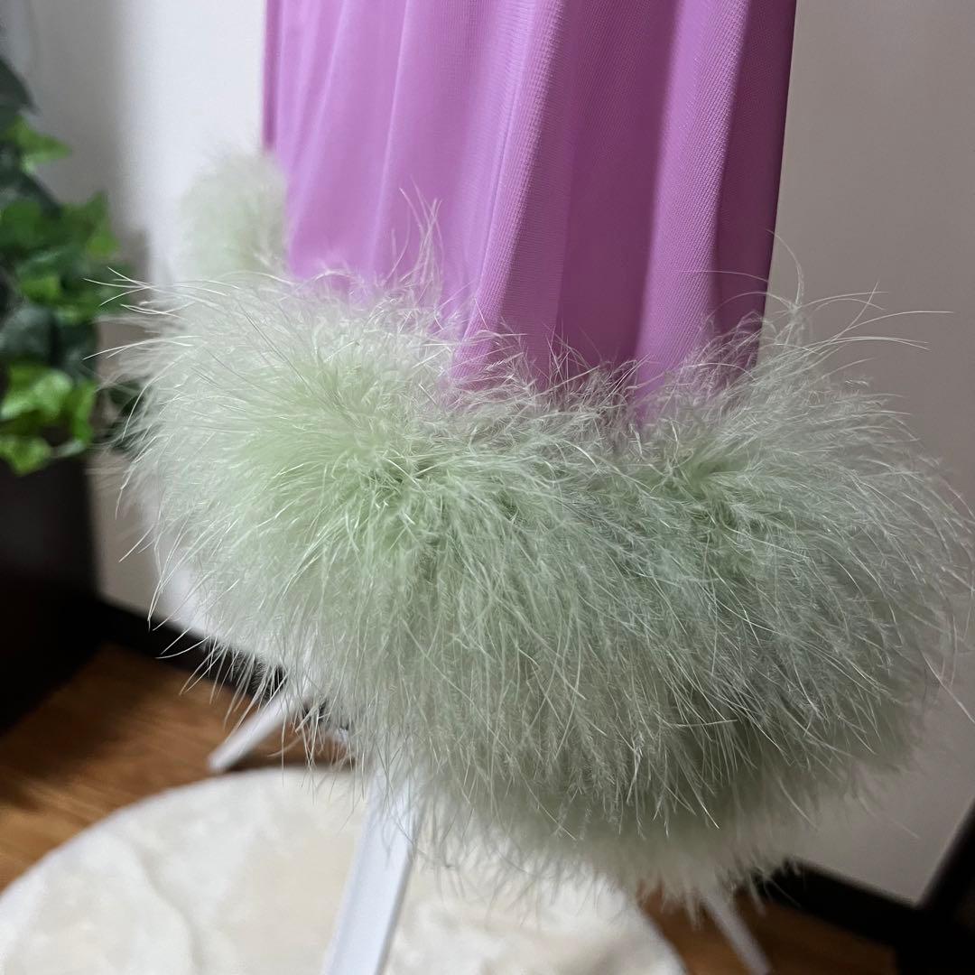 miu miu ファー付きピンクキャミソール ファー 新品 未使用