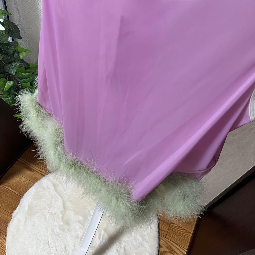 miu miu ファー付きピンクキャミソール ファー 新品 未使用