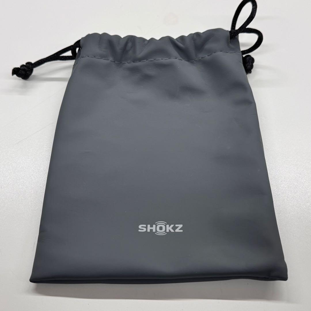 SHOKZ 骨伝導イヤホン 充電ケーブル付き