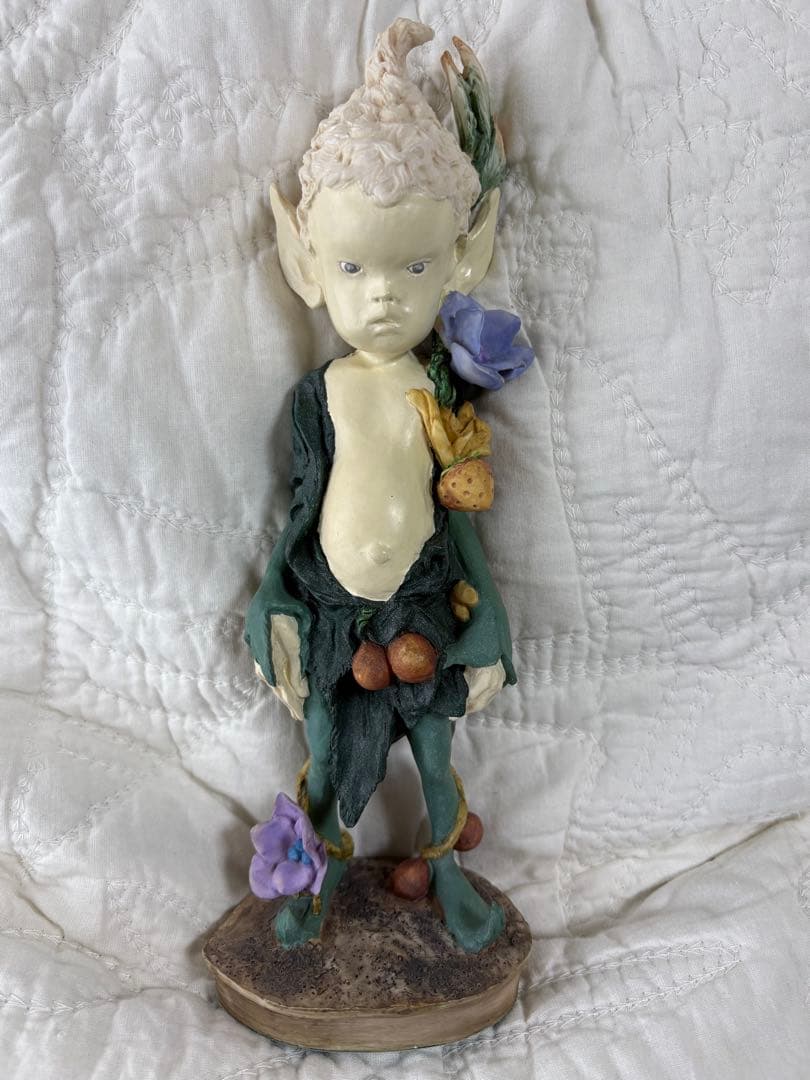 ヴィンテージ　美品 与勇輝 ニングル 妖精 チュチュ フィギュア