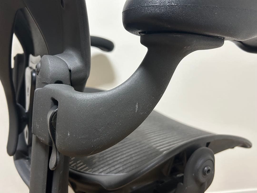 ハーマンミラー アーロンチェア Bサイズ フル装備 ヘッドレスト セット