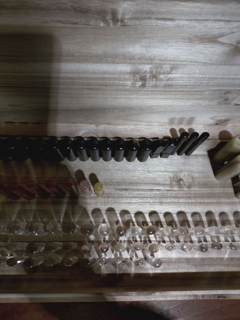 印材の山 水晶 水牛 瑪瑙石など