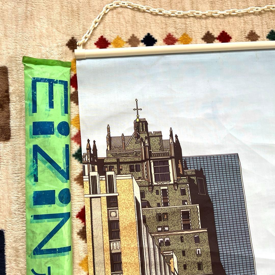 【新品 希少】FIZIN SUZUI 鈴木英人 アート スクリーン 当時モノ