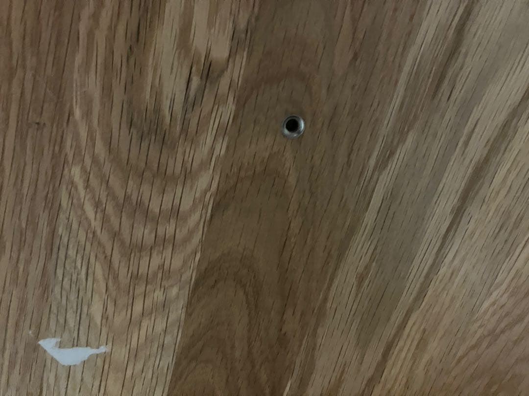 く*き様 無印良品 木製デスク 無垢材　オーク材　机　(袖机は別売りです）　シン