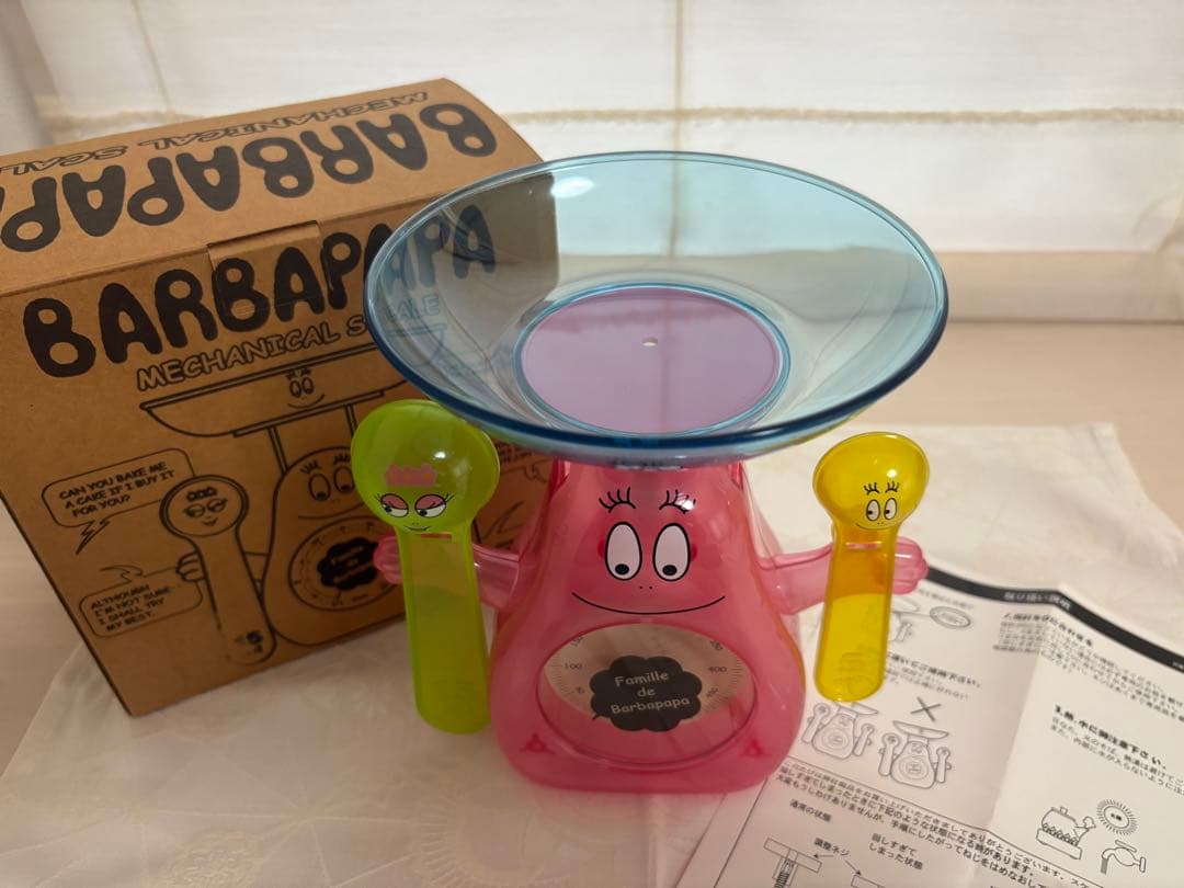 ☆激レアBarbapapa☆バーバパパ☆機械式スケール・計量スプーン付き・新品☆
