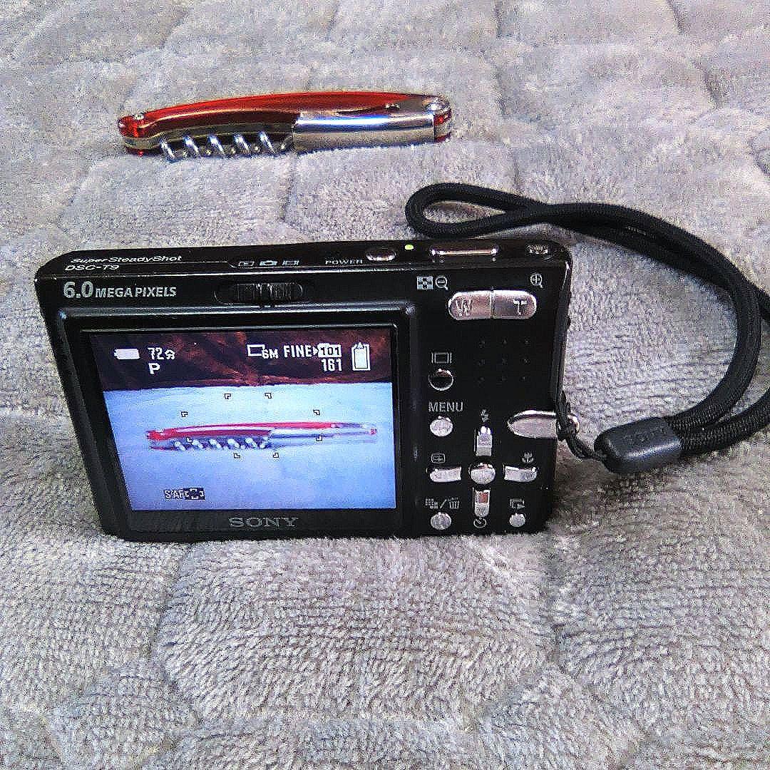 SONY DSC-T9 デジタルカメラ サイバーショット 黒色 完動品 美品