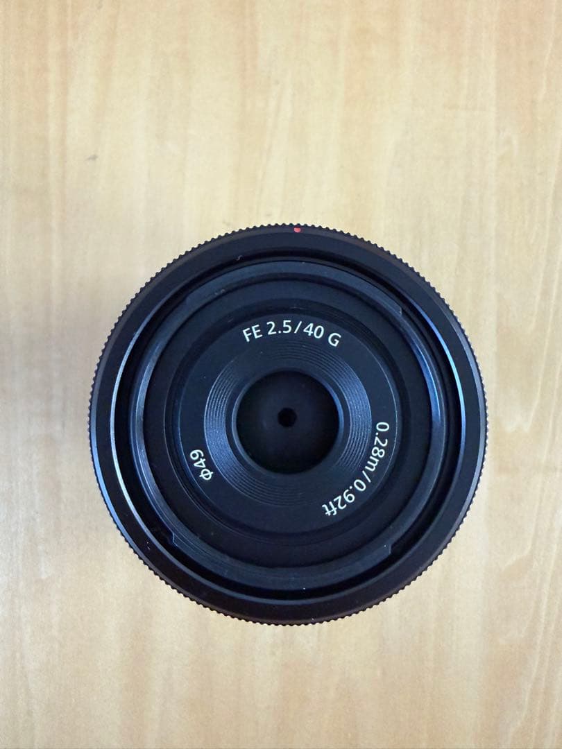 【超美品】SONY FE40mm F2.5G haogeレンズフード付