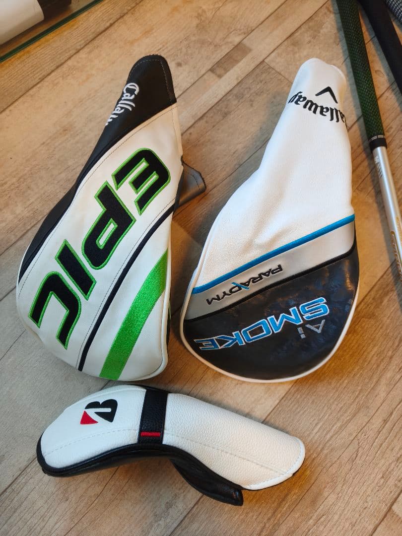 キャロウェイドライバー２本　UT付3本セット　スモーク＆EPIC　MAX