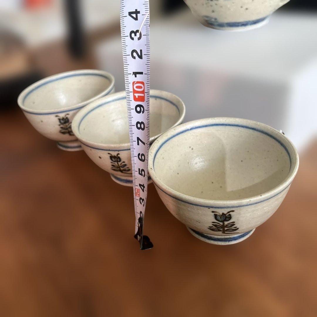 ✴️大幅値下げ✴️【中西申幸】鳥遊戯画急須と湯呑み茶碗チュンチュン3個セット