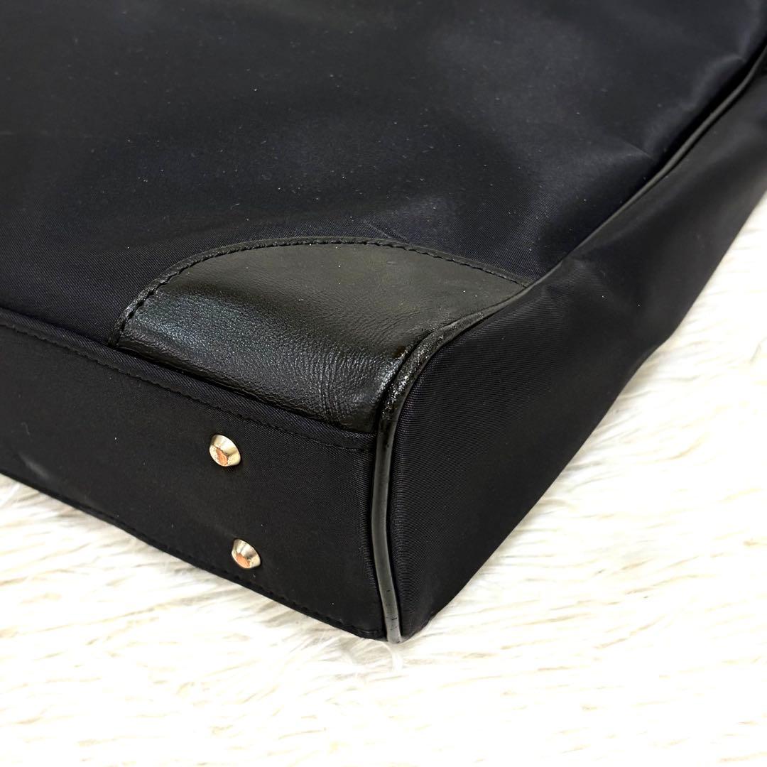 BURBERRY BLACK LABEL ビジネスバッグ ノバチェック ナイロン