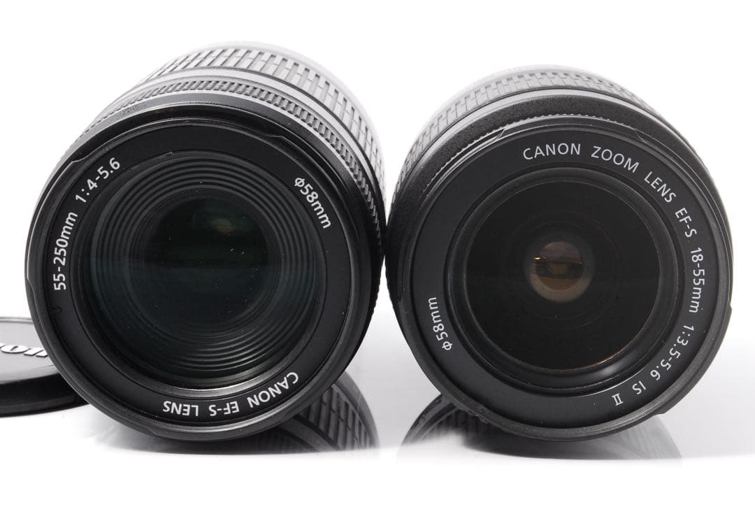 美品手振れ補正付きCanon Kiss X5 ダブルレンズセット