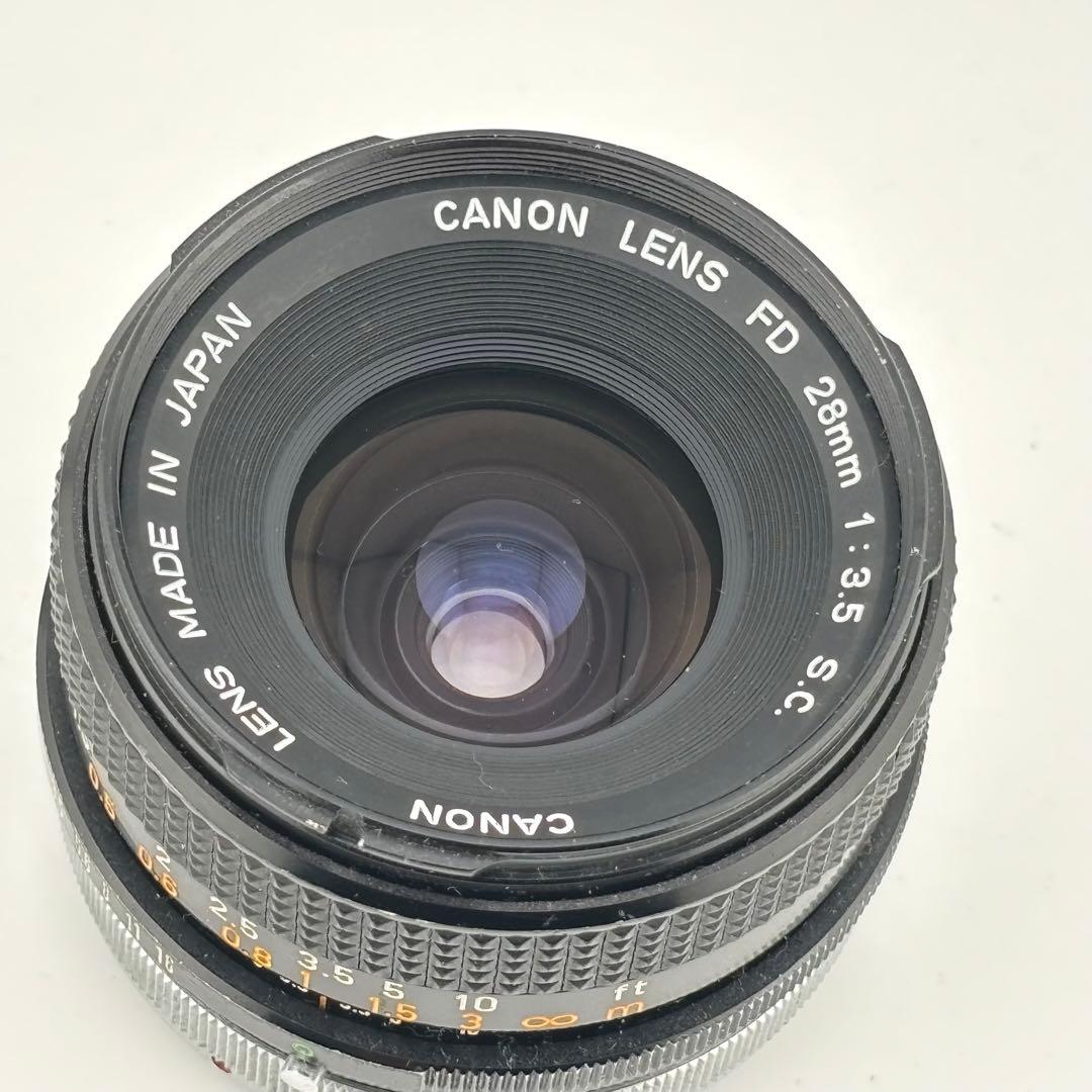 【完動品】 Canon AE-1 + FD 23mm F3.5 フィルム一眼