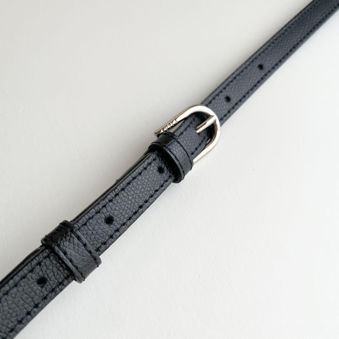 フルラ FURLA ハンドバッグ 2way ネクスト レザー ブラック ほぼ新品
