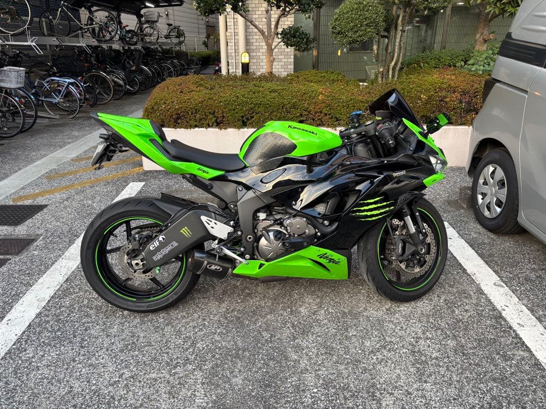 zx6r M4 スリップオンマフラー