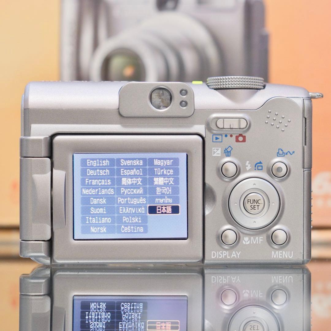 美品 名機 動作品 平成レトロ 自撮り Canon PowerShot A620