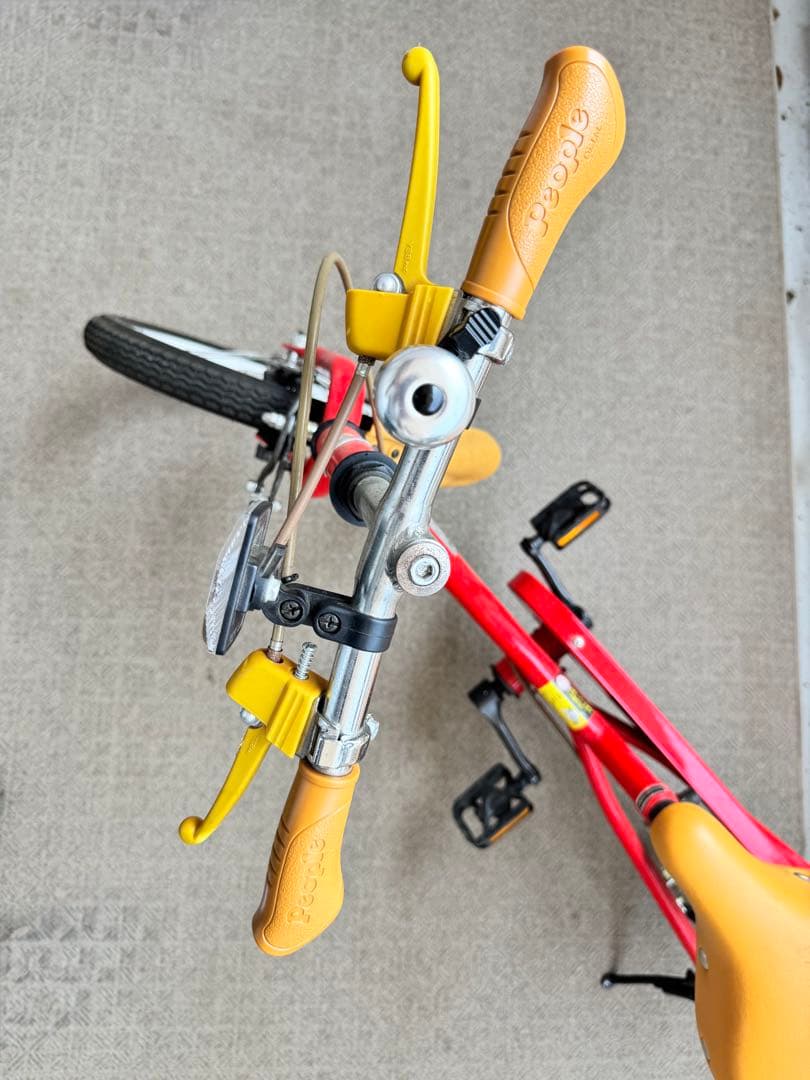 【引き取り限定 東京】peopleピープル レッド キッズ自転車 16インチ