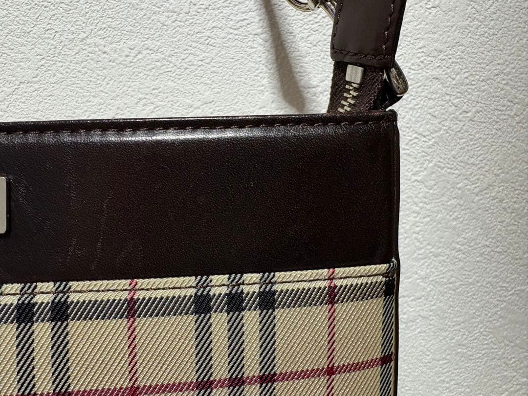 BURBERRY バーバリー ノバチェック ワンショルダーバック　ブラウン