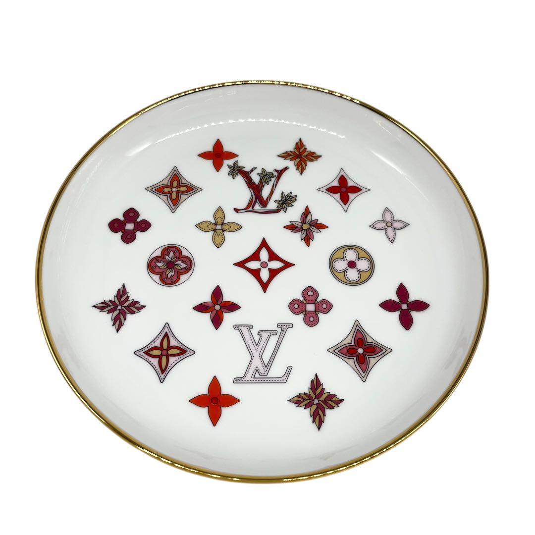 新品■ルイヴィトン　モノグラム　フラワーセット4　アシェット　お皿　GI0875