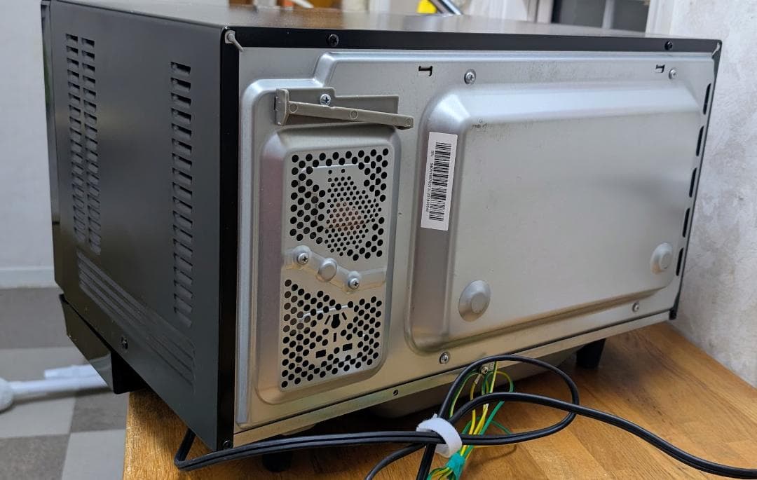 ヤマゼン　簡易 オーブンレンジ スチーム NERK-F024TSV ブラック