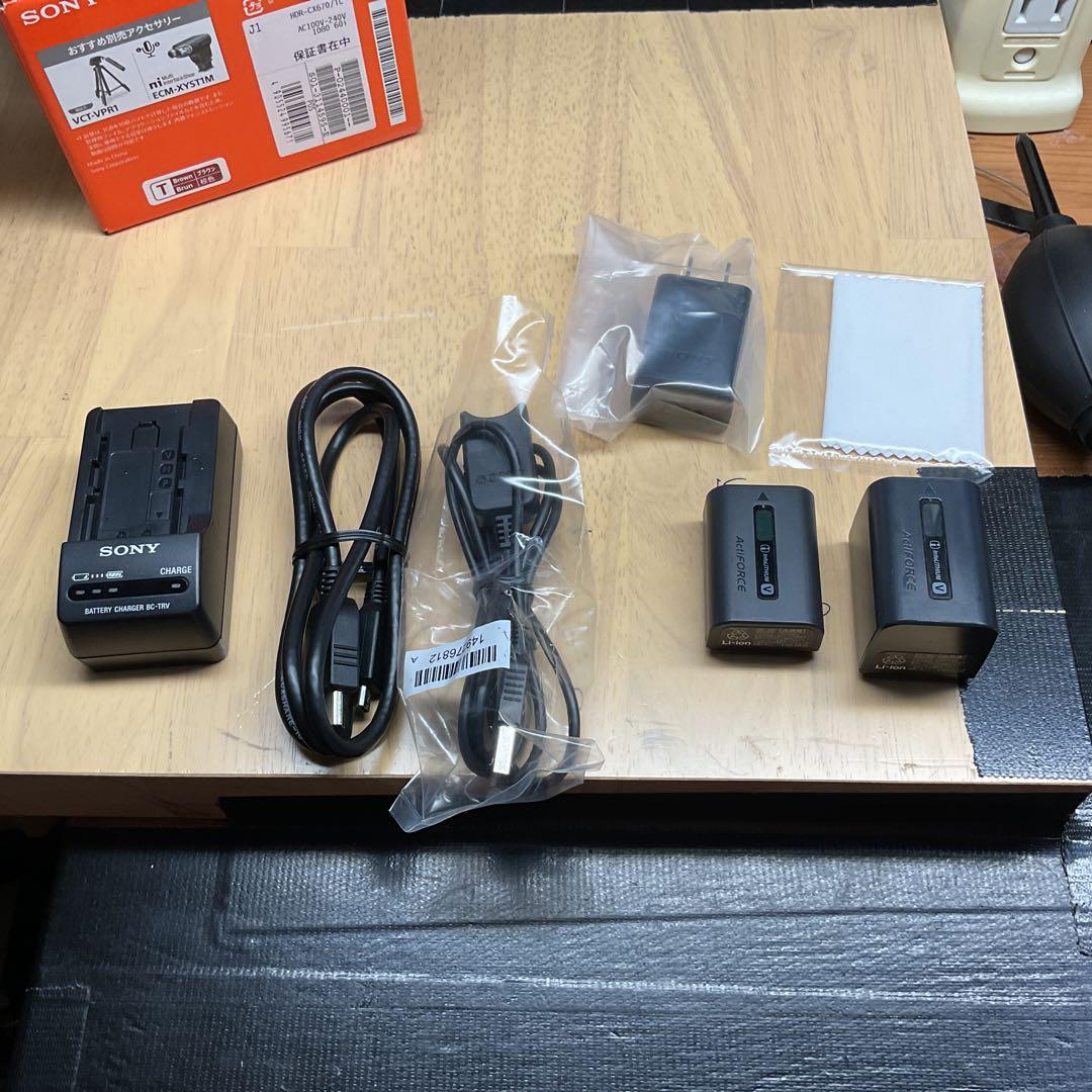 SONY HDR-CX670 ビデオカメラ 美品 商品説明欄必見