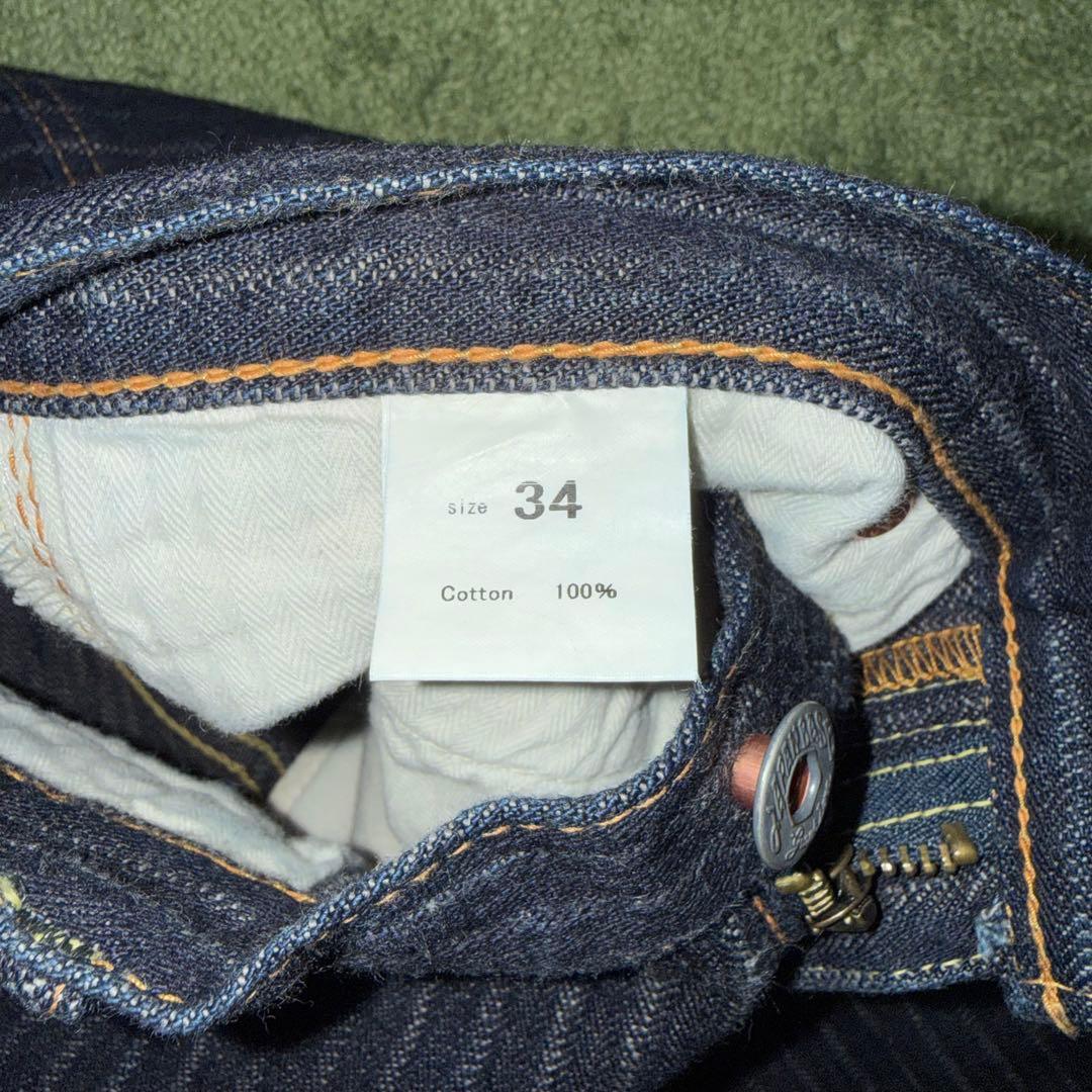 graph zero グラフゼロ 児島ジーンズ 濃紺 ストライプ デニム