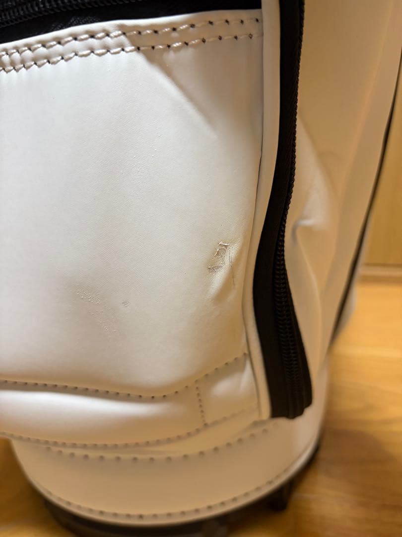 DESCENTE キャディバッグ ホワイト ブラック　レディース