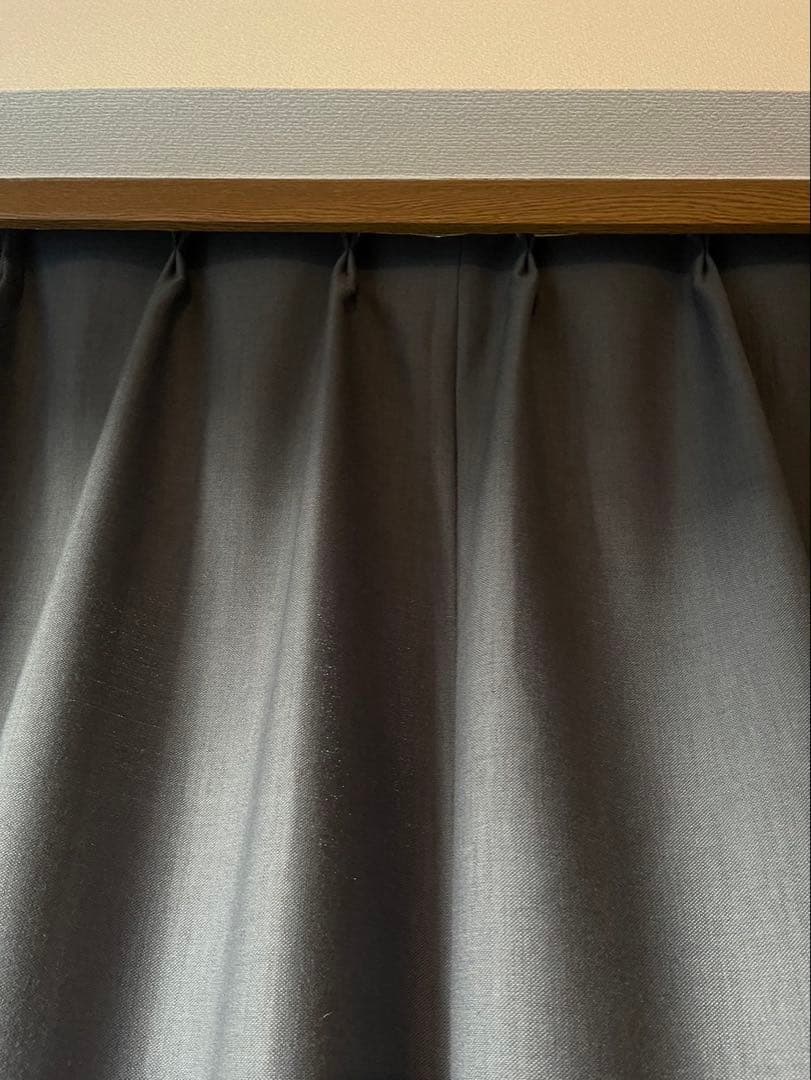 新品未使用　無印 オーダーカーテン2面 - 通常7万円
