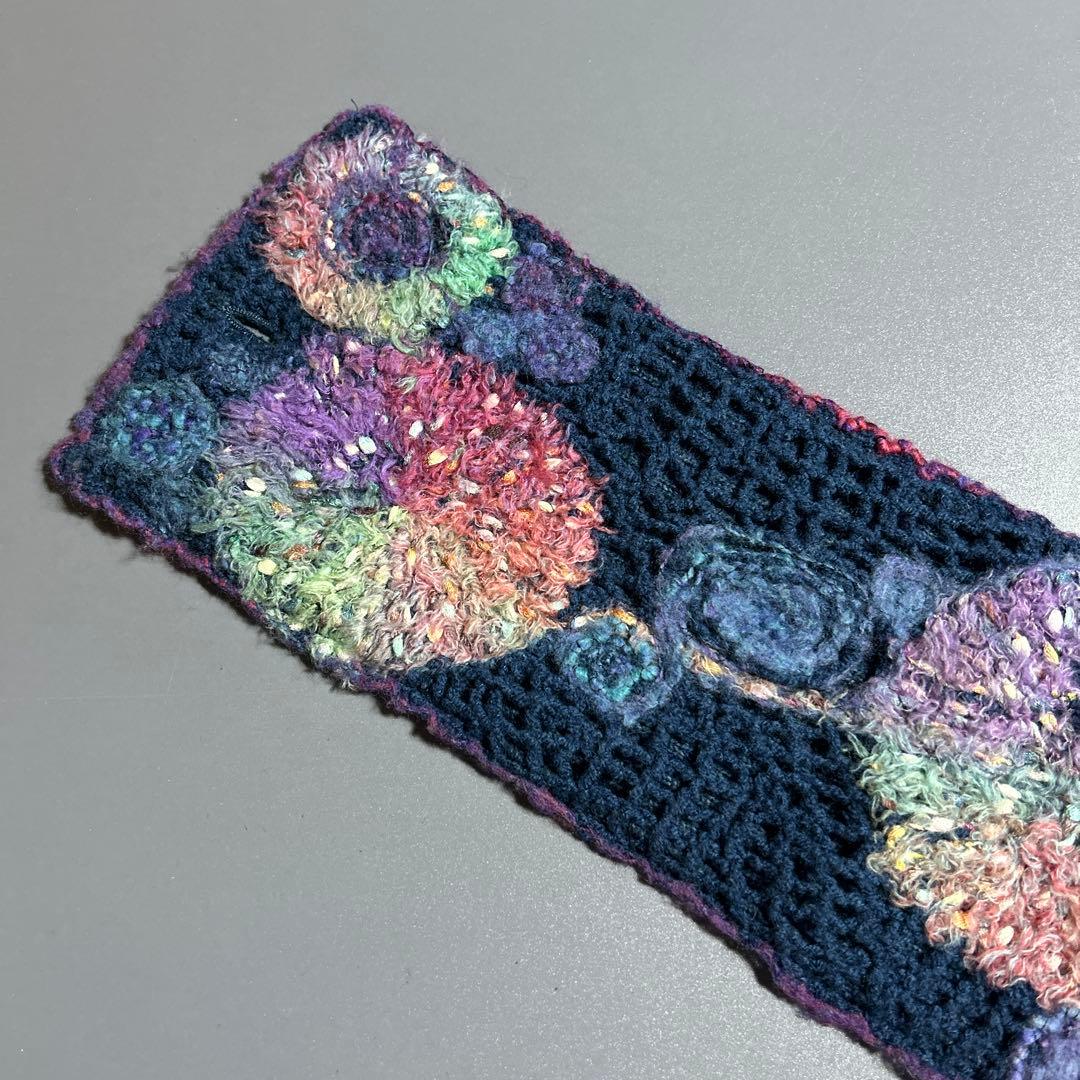 M.&KYOKO エムアンドキョウコ リバーシブル　マフラー　ネックウォーマー