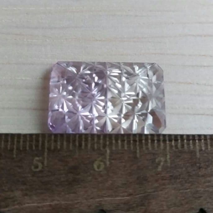 専用　甲州貴石切子 バイカラークオーツ、グリーンクォーツ