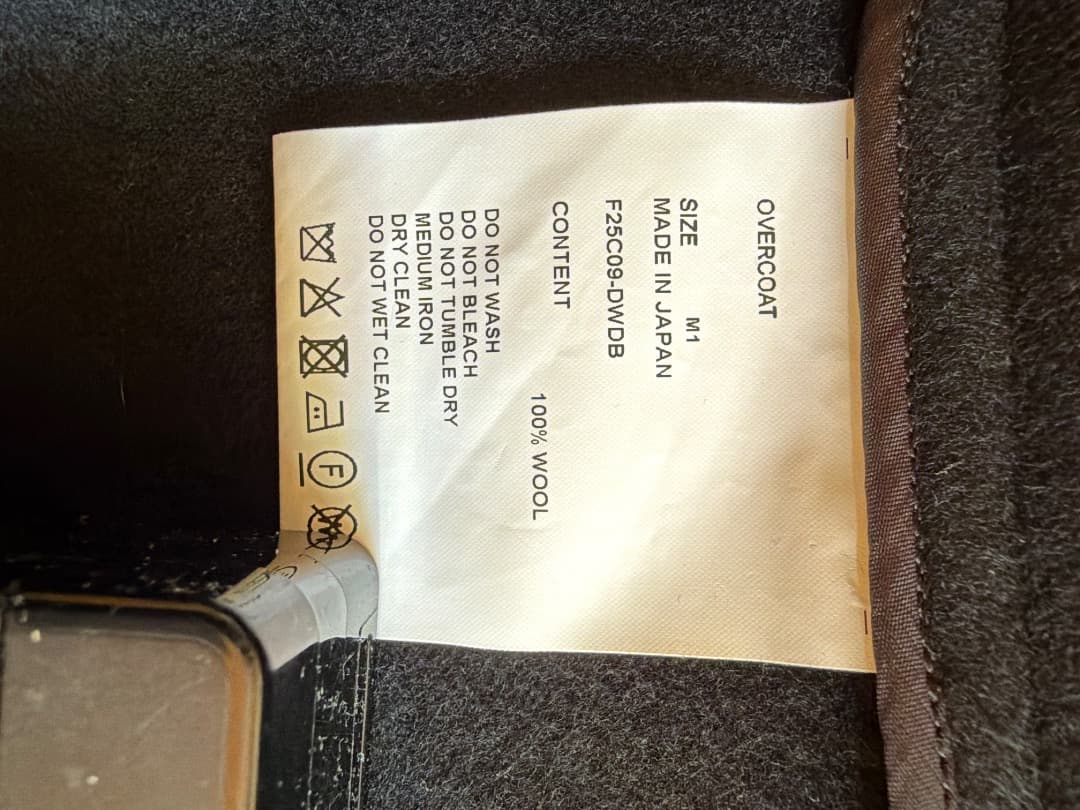 ジャケット・アウター Overcoat Mods Coat In Double Face Beaver