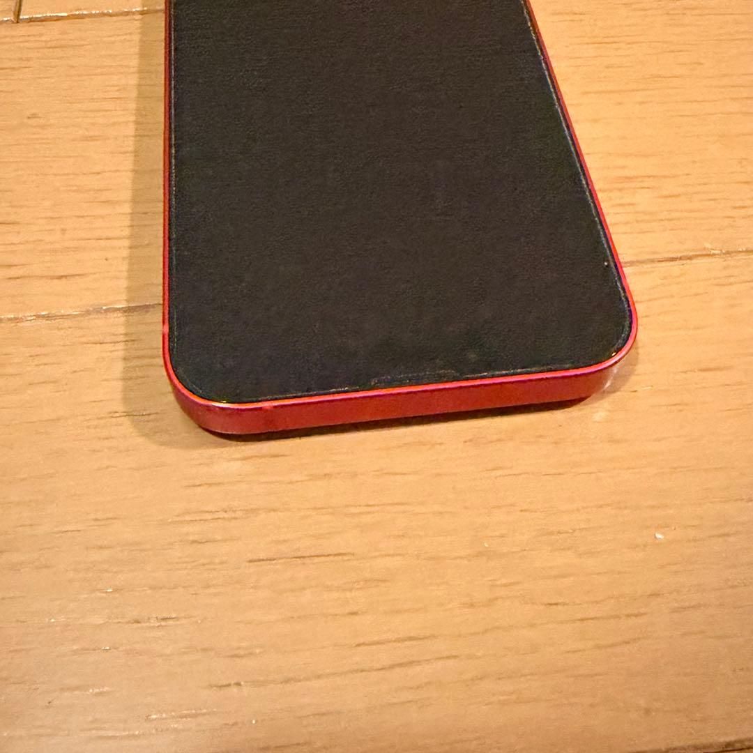 【美品】iPhone13 Red 128GB バッテリー82% 箱、ケーブル付き