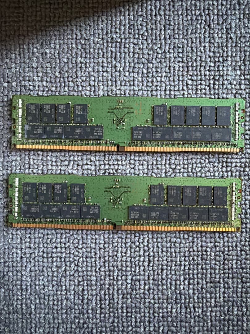 Samsung DDR4 32GB×2枚 2Rx4 PC4-2666MHz