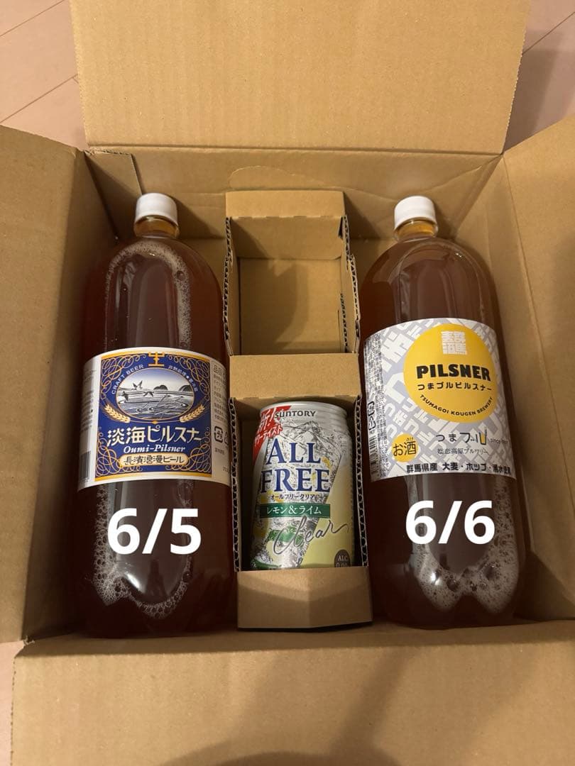 値下げ中【付属品付き】DREAM BEER4本＋炭酸ガス4本