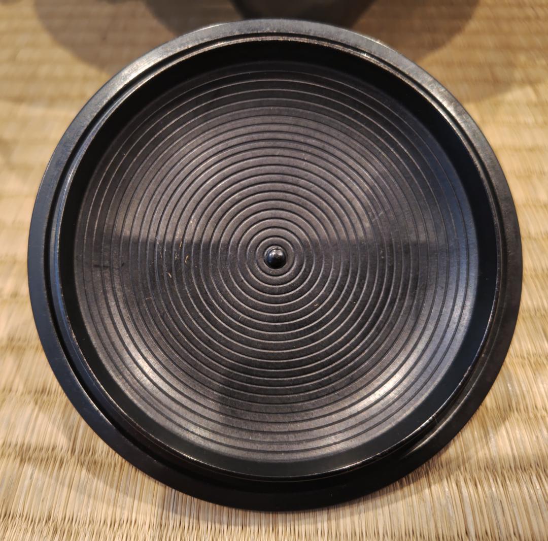 送料込【逢絢亭】茶道具 鬼面風炉 唐銅 丸釜添 釜師 和田美之助 共箱入り