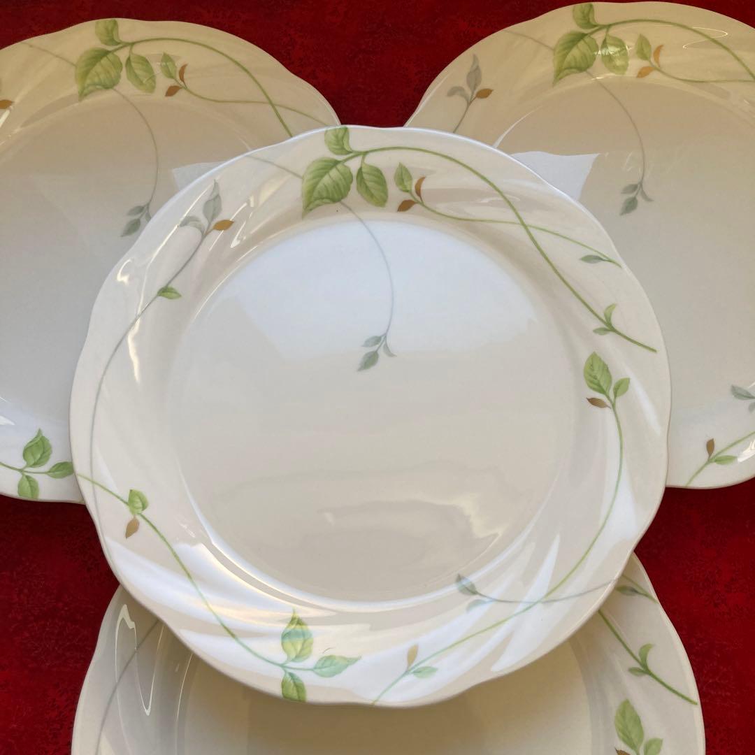 ナルミ　レモンバーム　ディナープレート　4枚