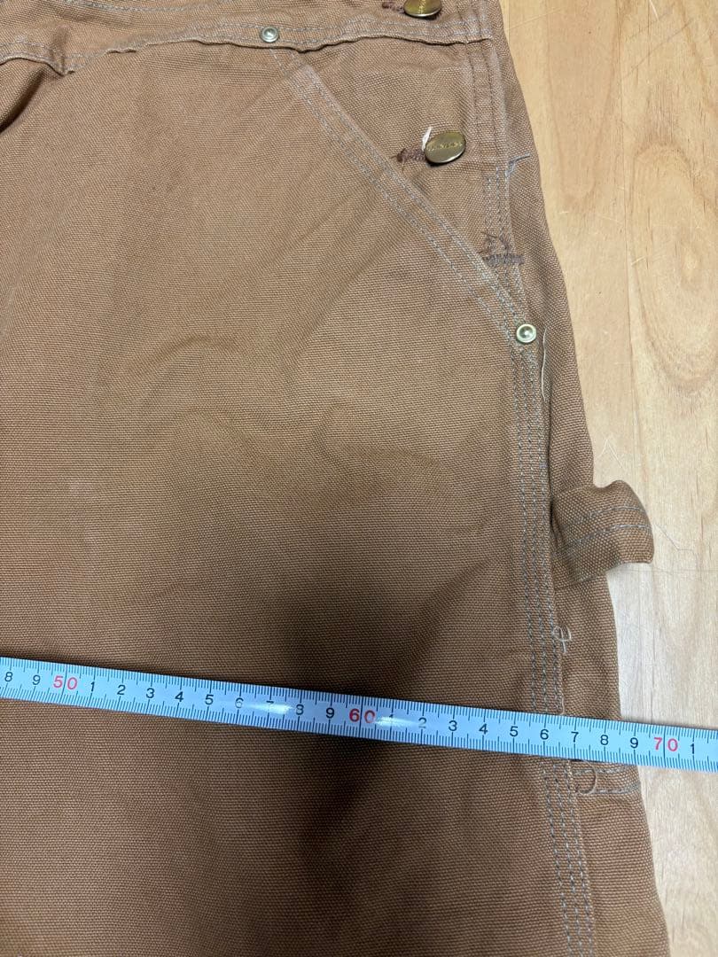 希少なコラボ&モデルサイズ46×32カーハート オーバーオール Columbia