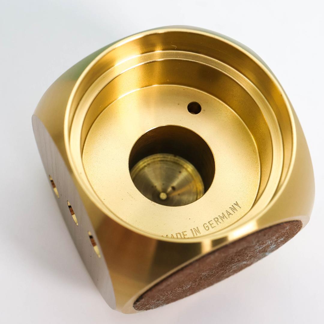 ジャンク品 Tiffany 置時計 サイコロ ゴールド テーブルクロック2464