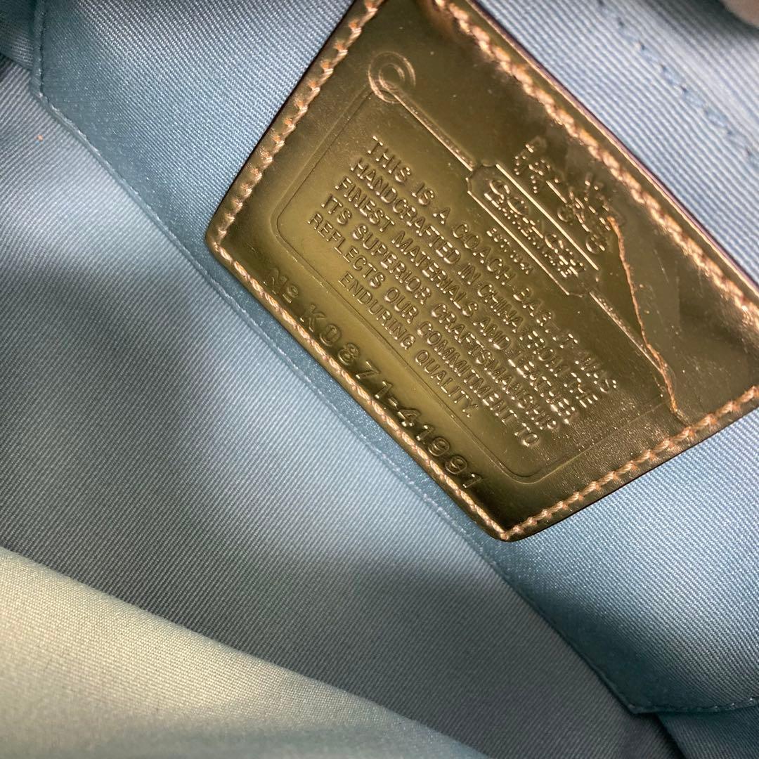 コーチ　COACH アクセサリーポーチ　オプアート ダークブラウン　y2k