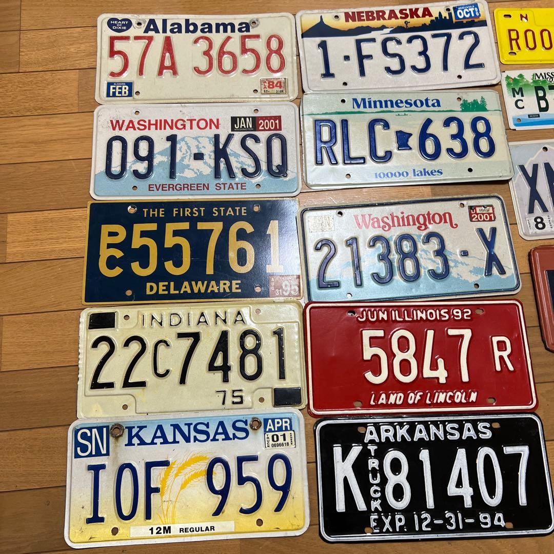 ラナ　アメリカのナンバープレートコレクション