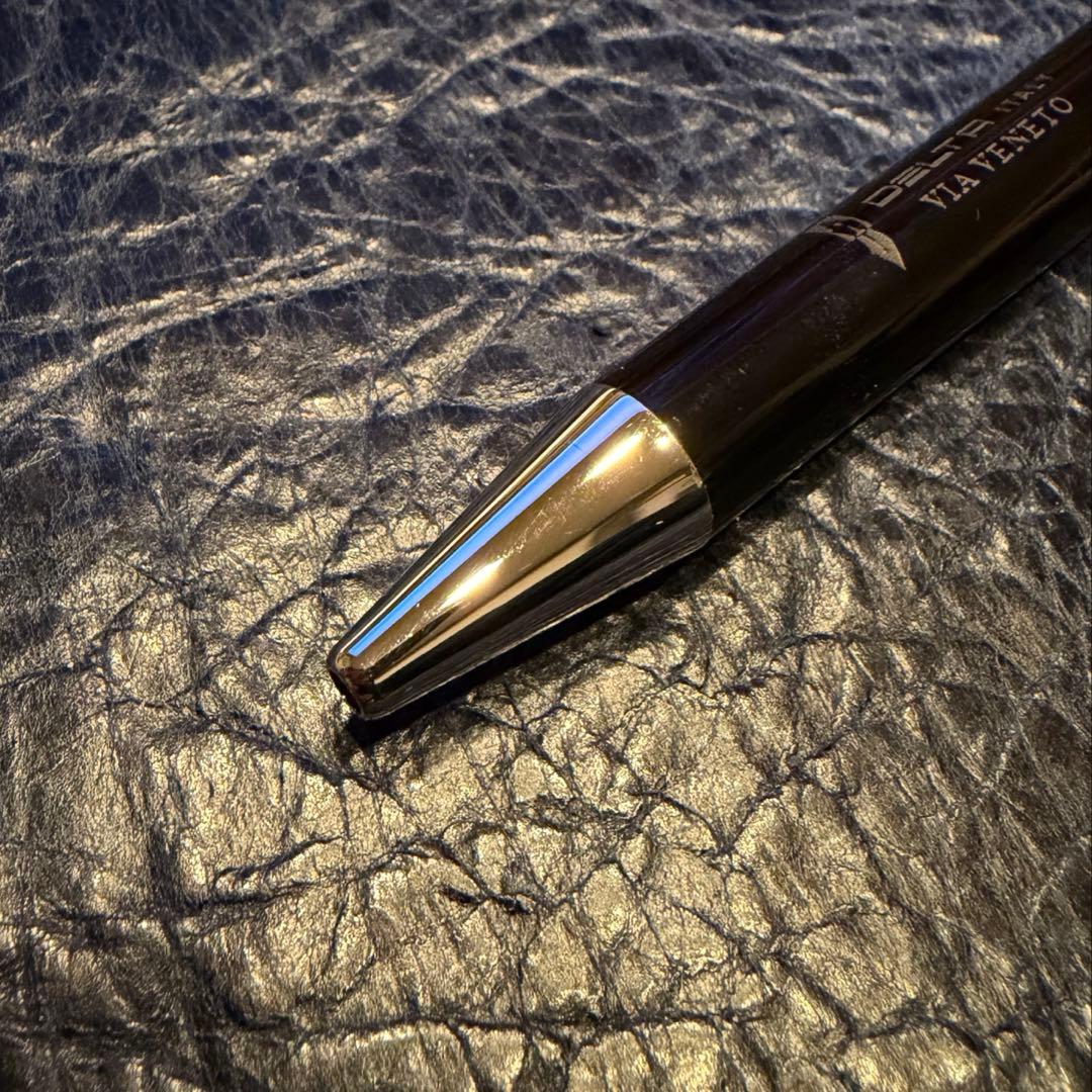 ★希少！美品‼️DELTA デルタ★VIA VENETOボールペン 純正芯付‼️