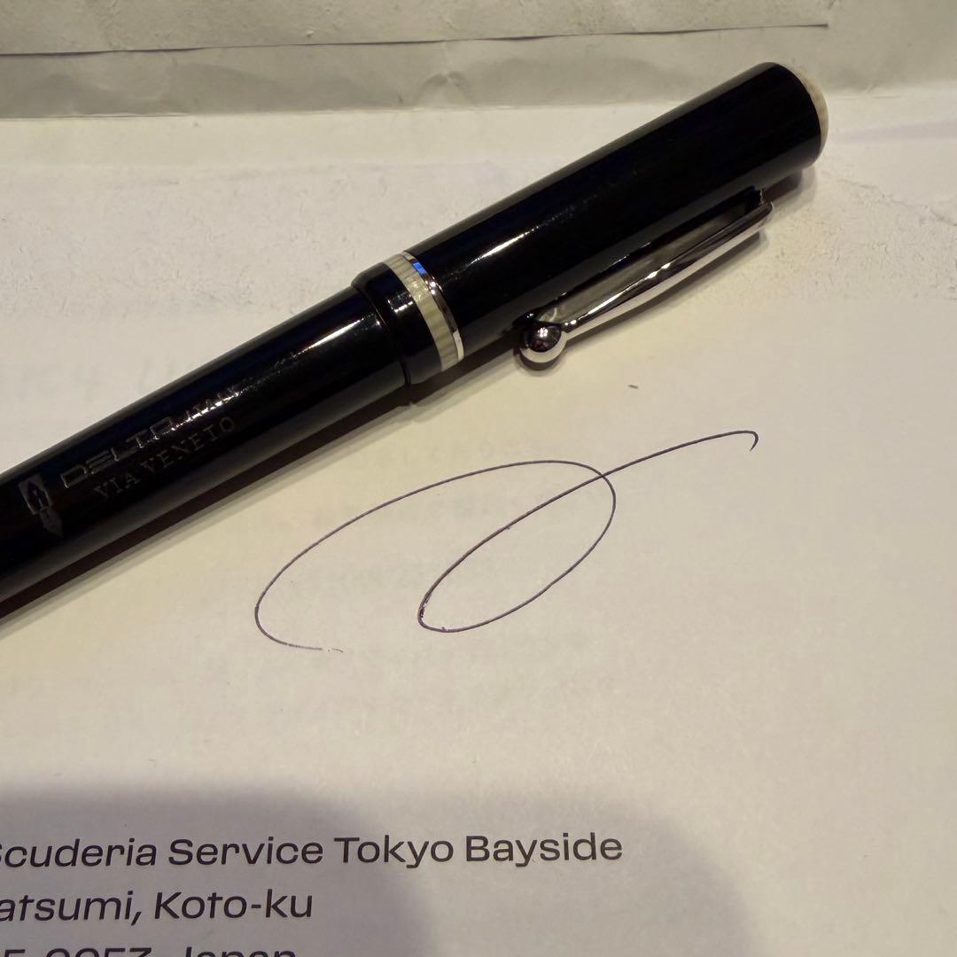 ★希少！美品‼️DELTA デルタ★VIA VENETOボールペン 純正芯付‼️